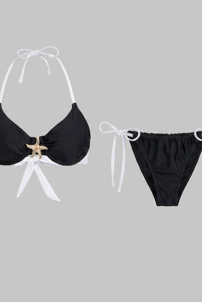 Haven Bikini Set | Halter Neck, Adjustable Tie Closure, Multiple Sizes 0