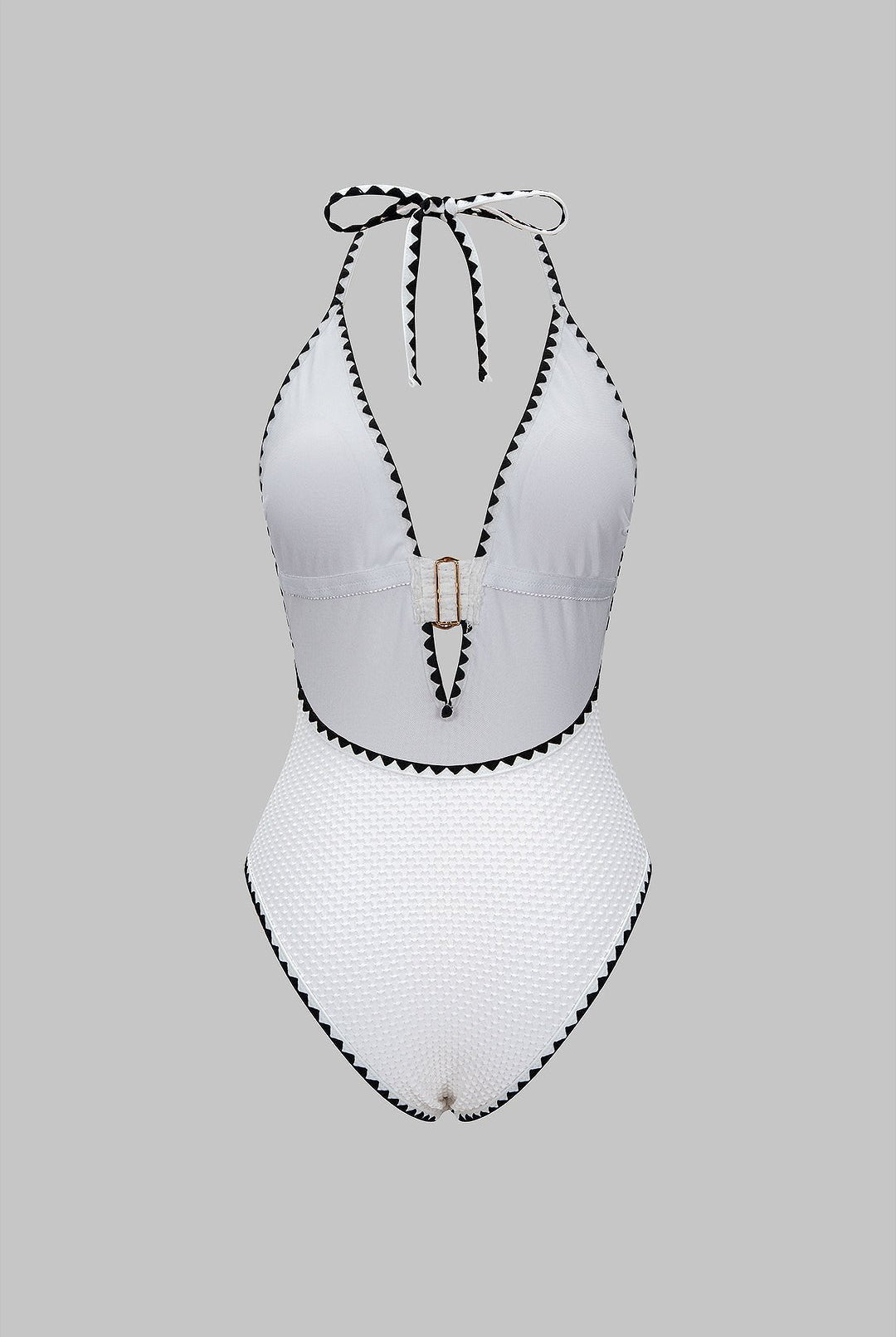 Haven One-Piece Swimsuit | Metallic, Fitted Swimwear for Women 1