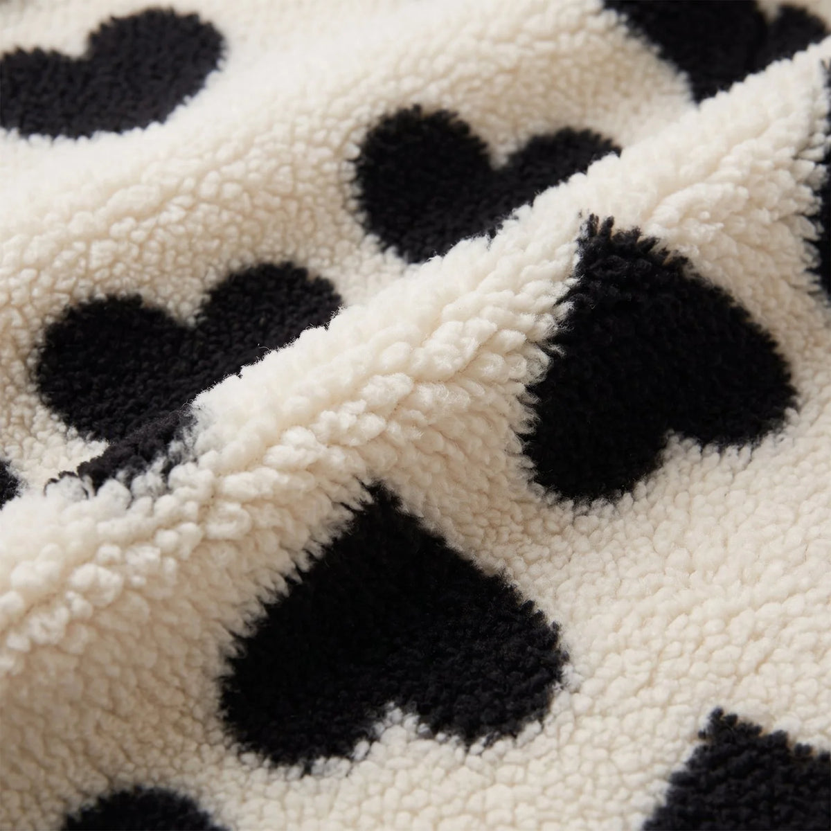 Haven Women's Jacket | Reversible Heart Pattern, Soft and Cosy 6