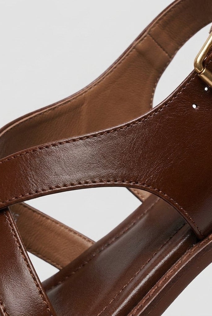 Ivy Cross Sandals for Women | Italian Leather, Orthopedic Cushioned 4