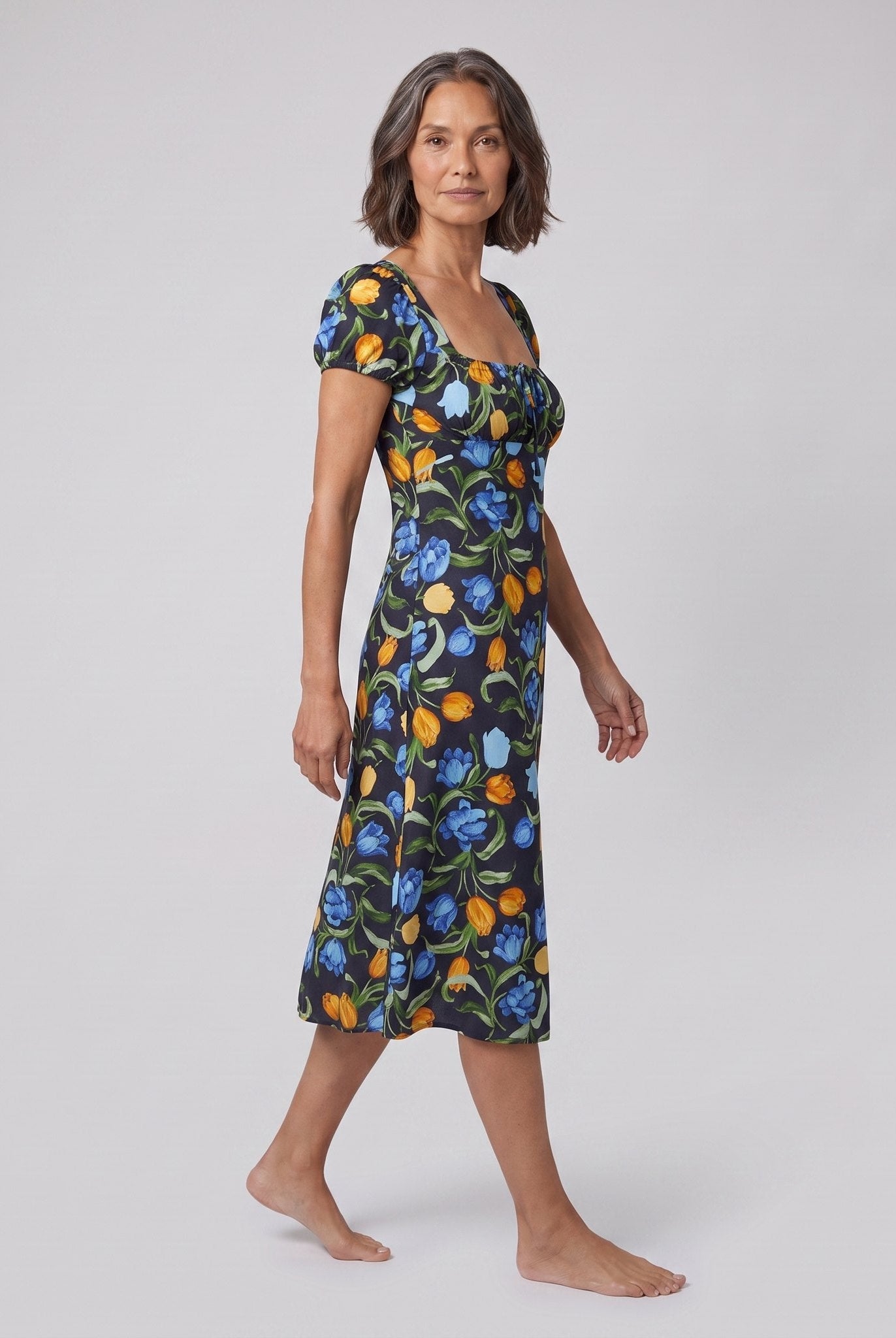 Ivy Summer Dress | Floral Print, Square Neckline, Lightweight 2