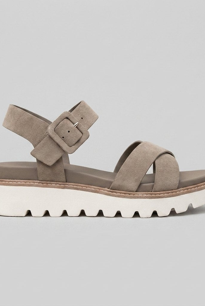 Jovia Black Platform Sandals | Adjustable Buckled Strap, Padded Insole 1
