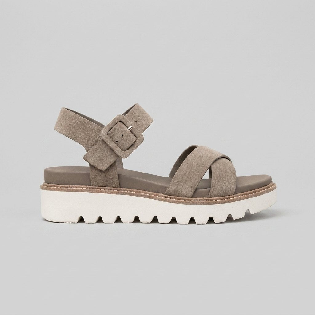 Jovia Black Platform Sandals | Adjustable Buckled Strap, Padded Insole 1