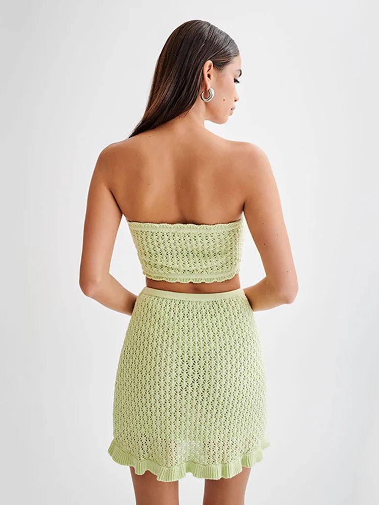 Kara Knit Set | Cotton Blend, Lightweight Two Piece Loungewear 3