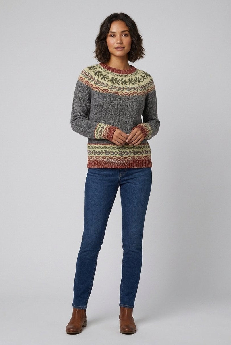 Lara Women's Sweater | Soft Wool Blend, Relaxed Fit 0