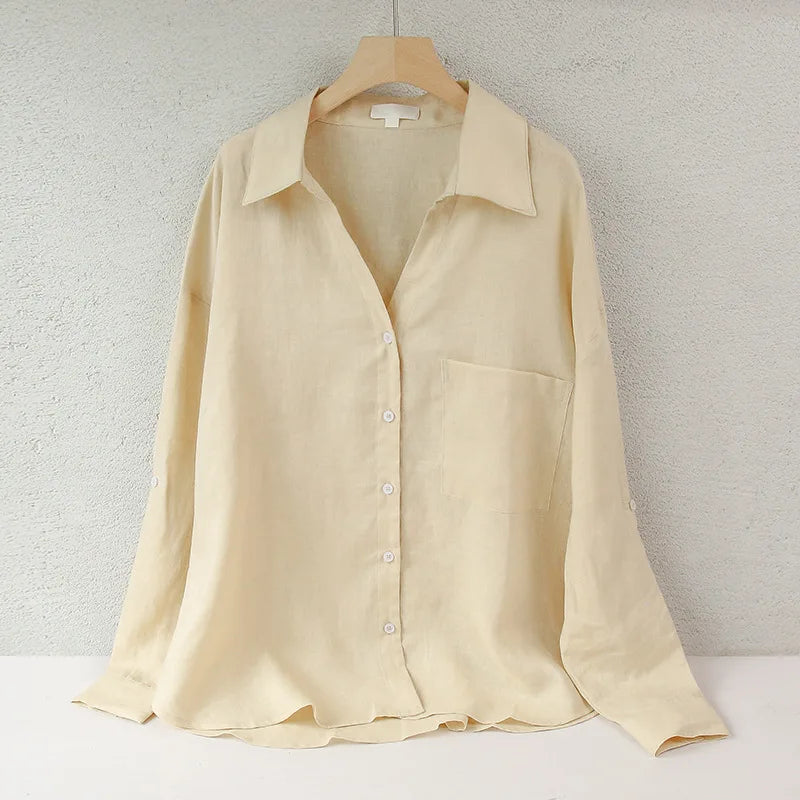 Lino Classic Shirt | 100% Pure Linen, Oversized Fit 0