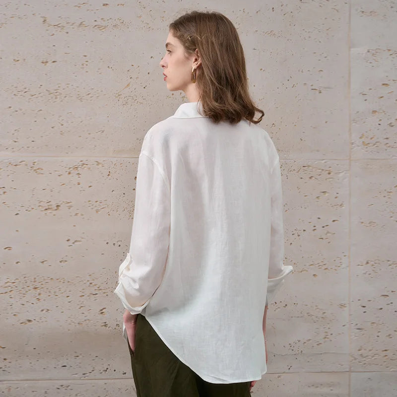 Lino Classic Shirt | 100% Pure Linen, Oversized Fit 3