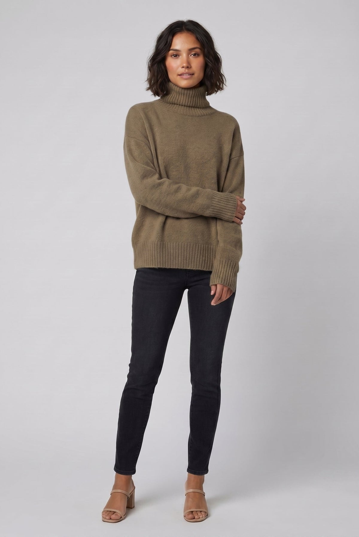 Liora Cashmere Sweater | Soft Turtleneck, Classic Fit for Women 2