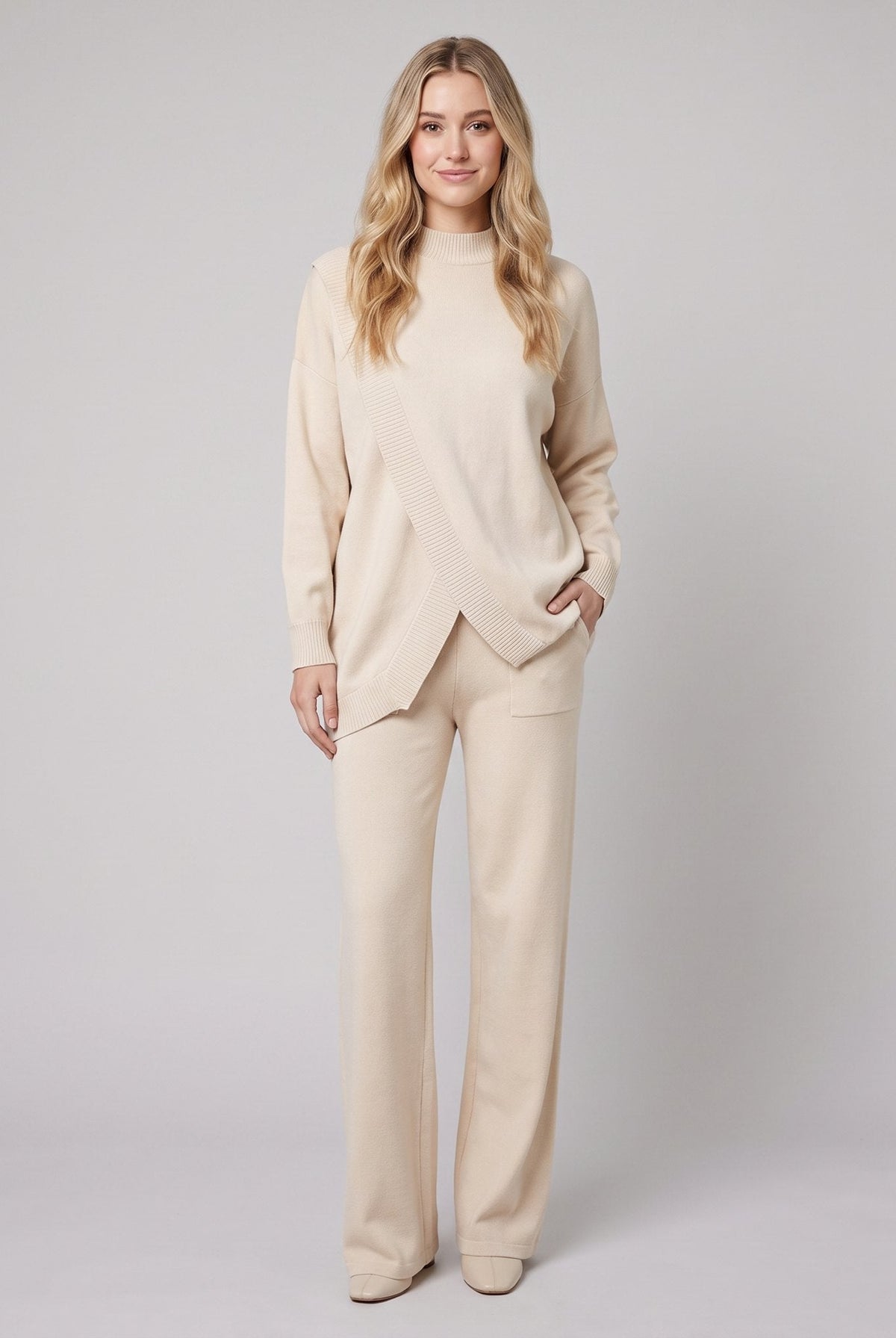Liora Knitted Co Ord Set | Lightweight, Stylish Knit Lounge Set for Women 0