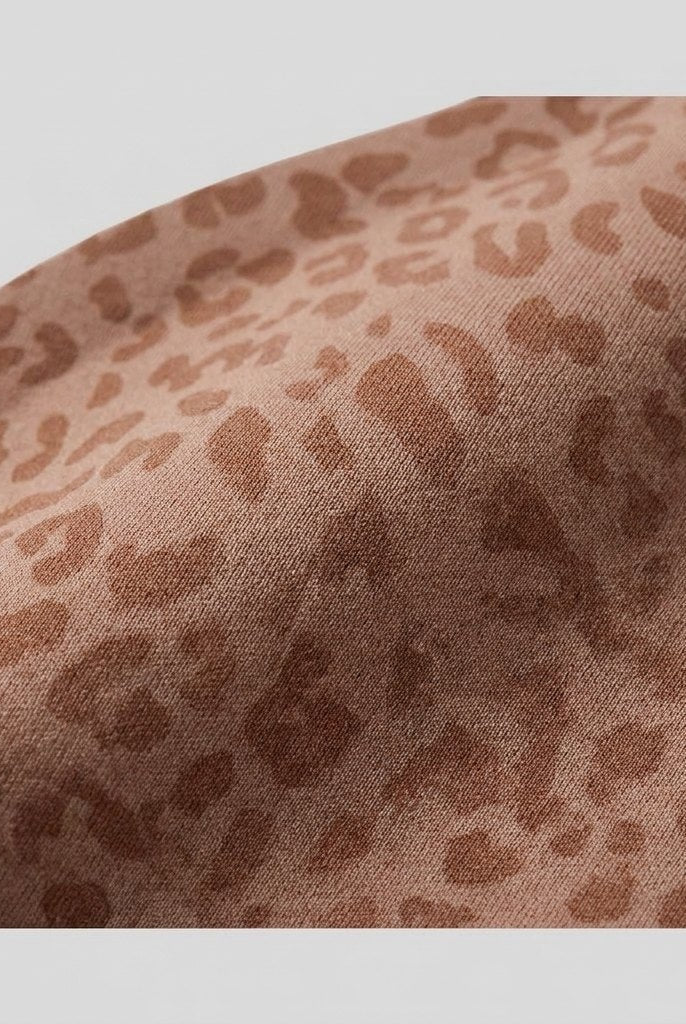 Liora Leopard Bra | Wireless, Soft Breathable Fabric, V-Neck Design 4