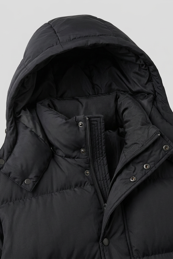 Liora Long Puffer Coat | Hooded, Insulated, Wind-Resistant Outerwear 8