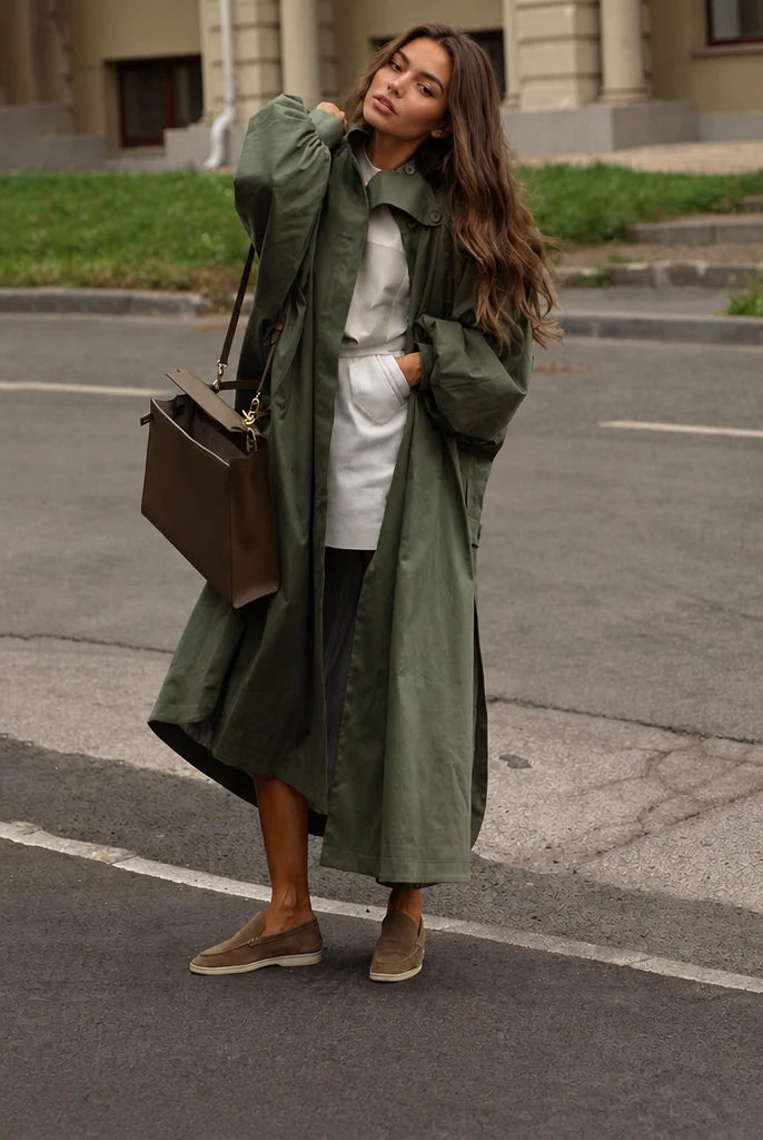 Long Overcoat with Side Slit 2