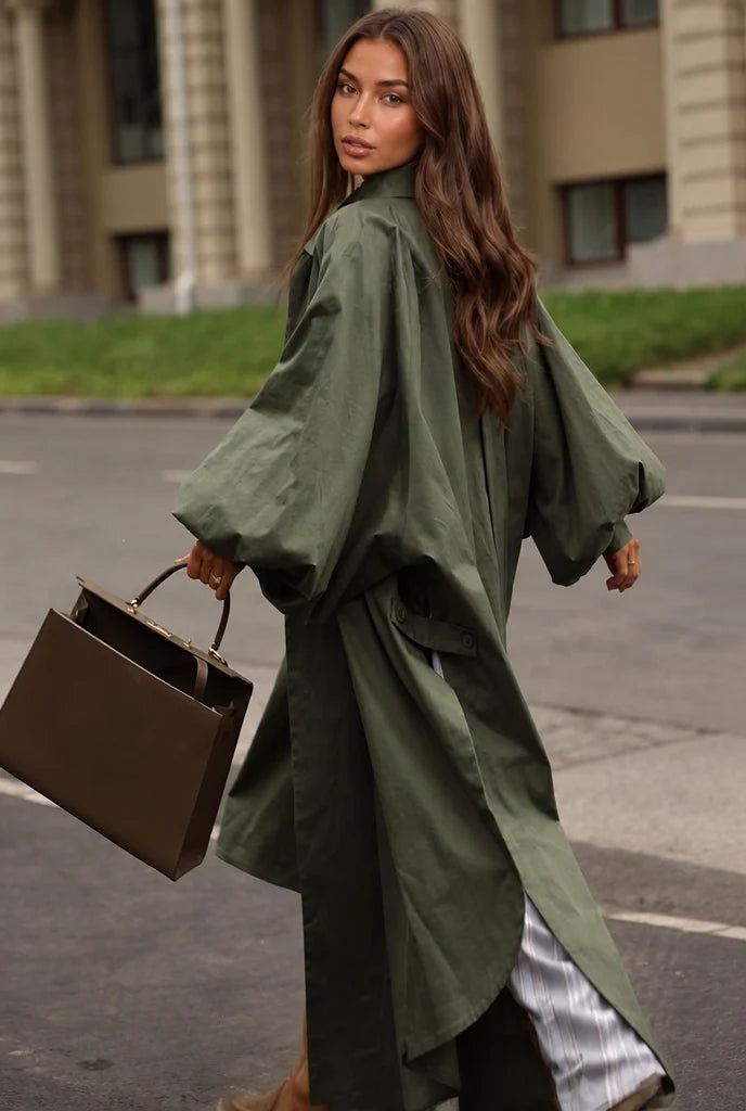 Long Overcoat with Side Slit 3