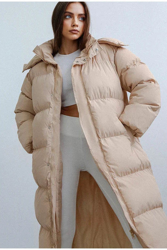 Maja Long Puffer Jacket | Lightweight Down Insulation, Breathable Shell 1