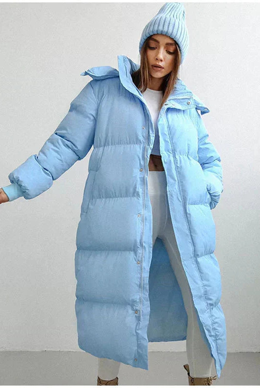 Maja Long Puffer Jacket | Lightweight Down Insulation, Breathable Shell 7