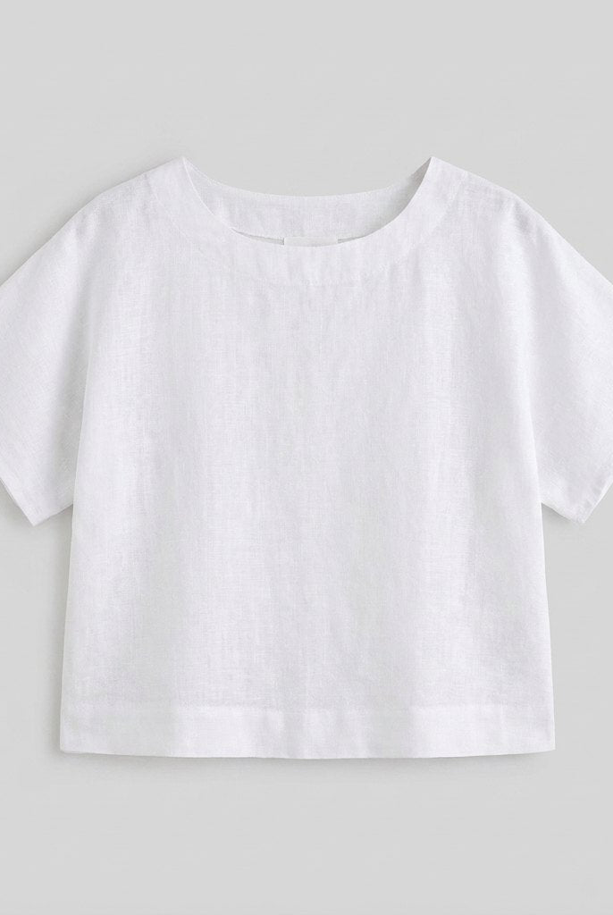 Mira Linen Top | Women's Loose Fit, Breathable Fabric 2
