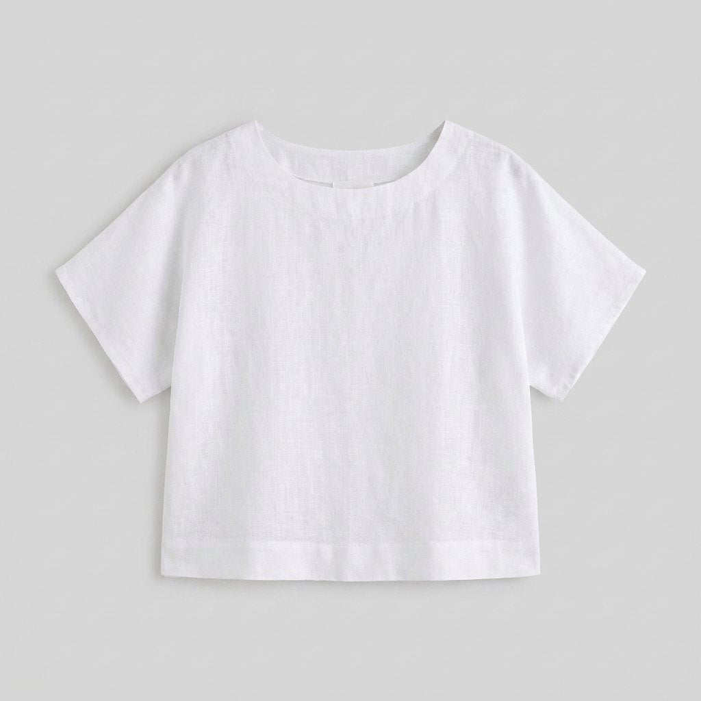 Mira Linen Top | Women's Loose Fit, Breathable Fabric 2