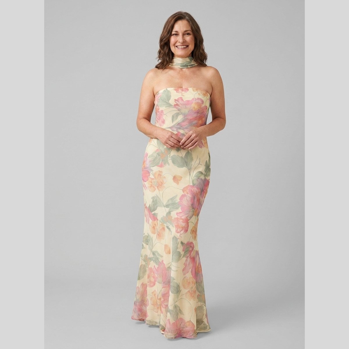 Mira Maxi Dress | Floral Print, Adjustable Straps, Summer Wedding Guest Dresses 0