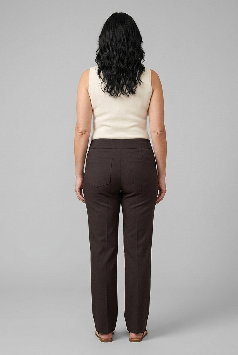 Mira Moon Shine Pants | Thick Waistband, Side Zipper, Straight Leg 3