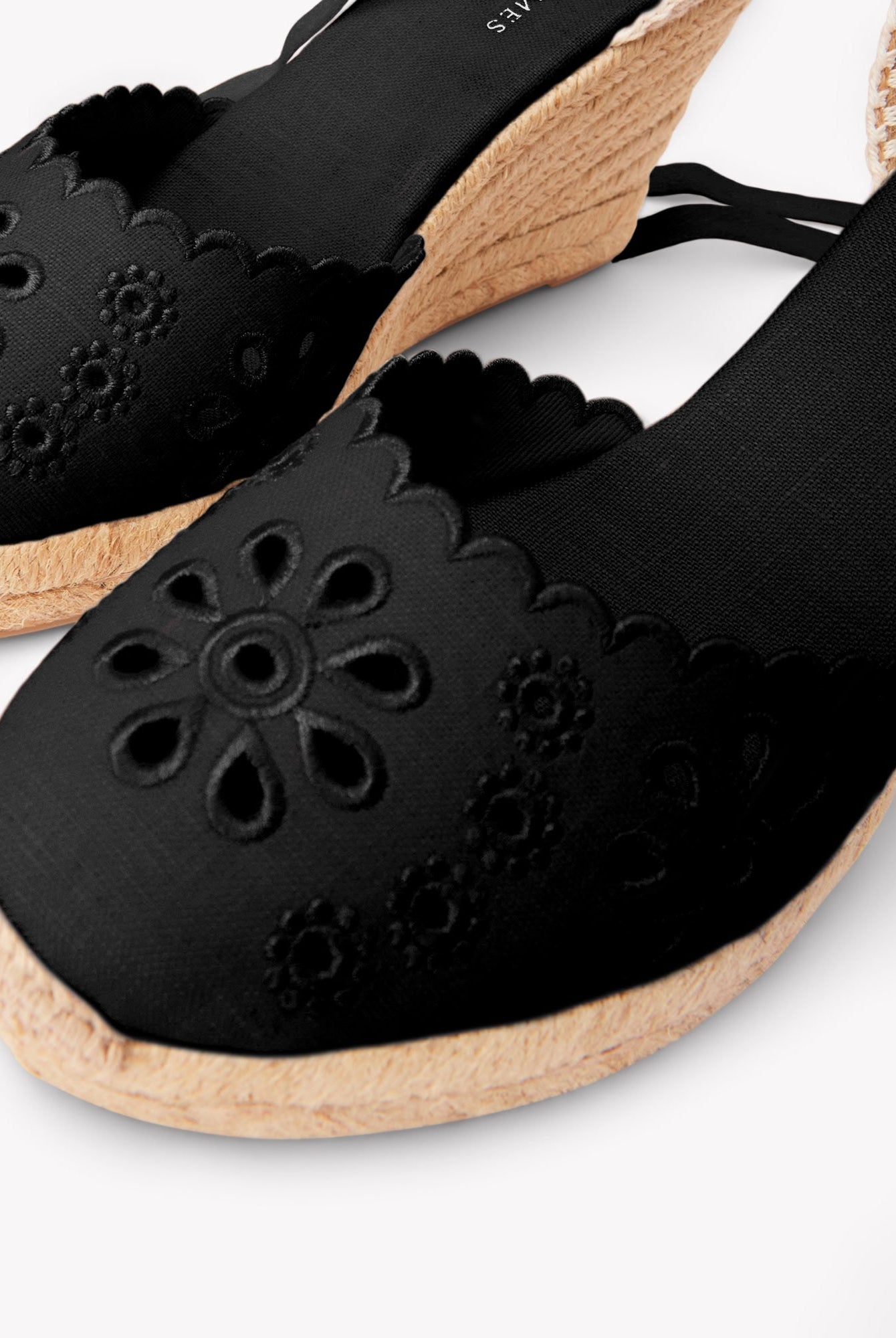 Mira Wedge Espadrille | 100% Linen, Jute Wrapped Heel, Womens Espadrille Wedges 2