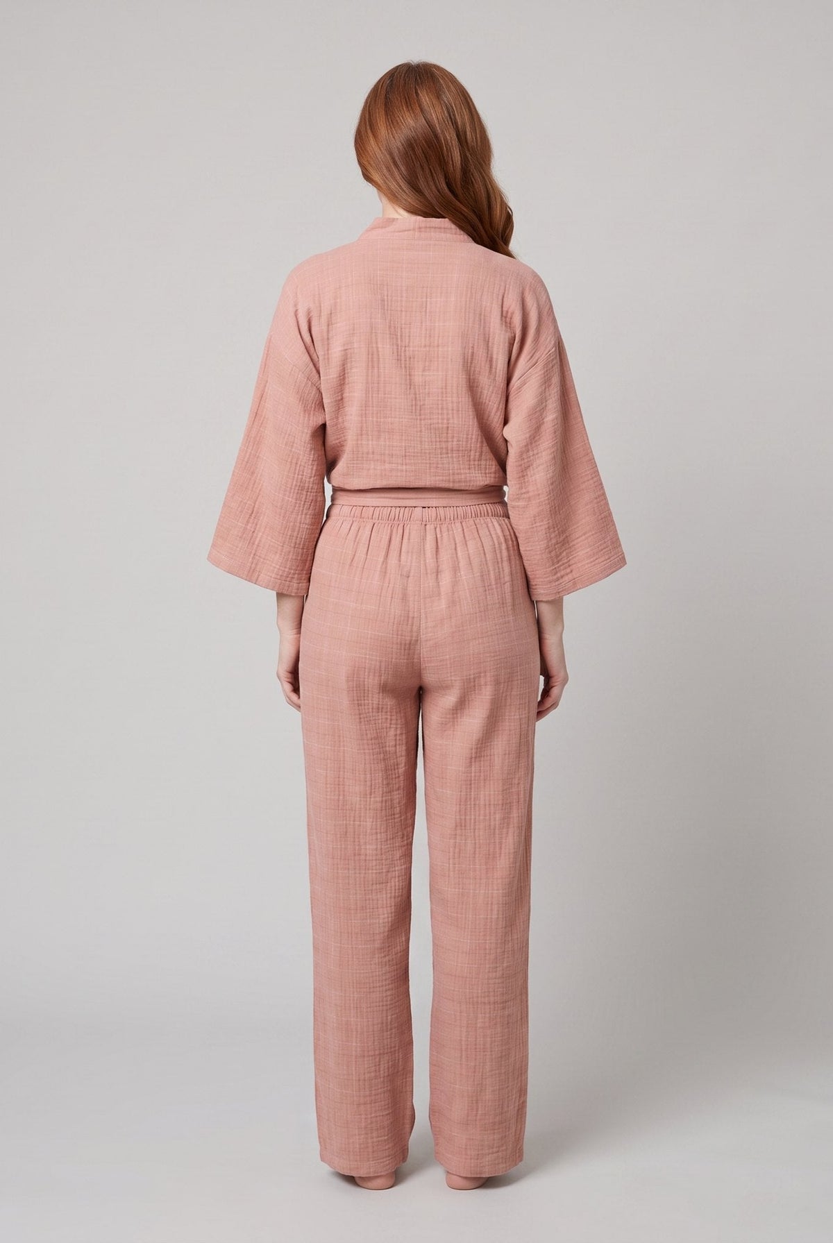 Nara Linen Wrap Set | Lightweight, Kimono-Inspired, Relaxed Fit 3