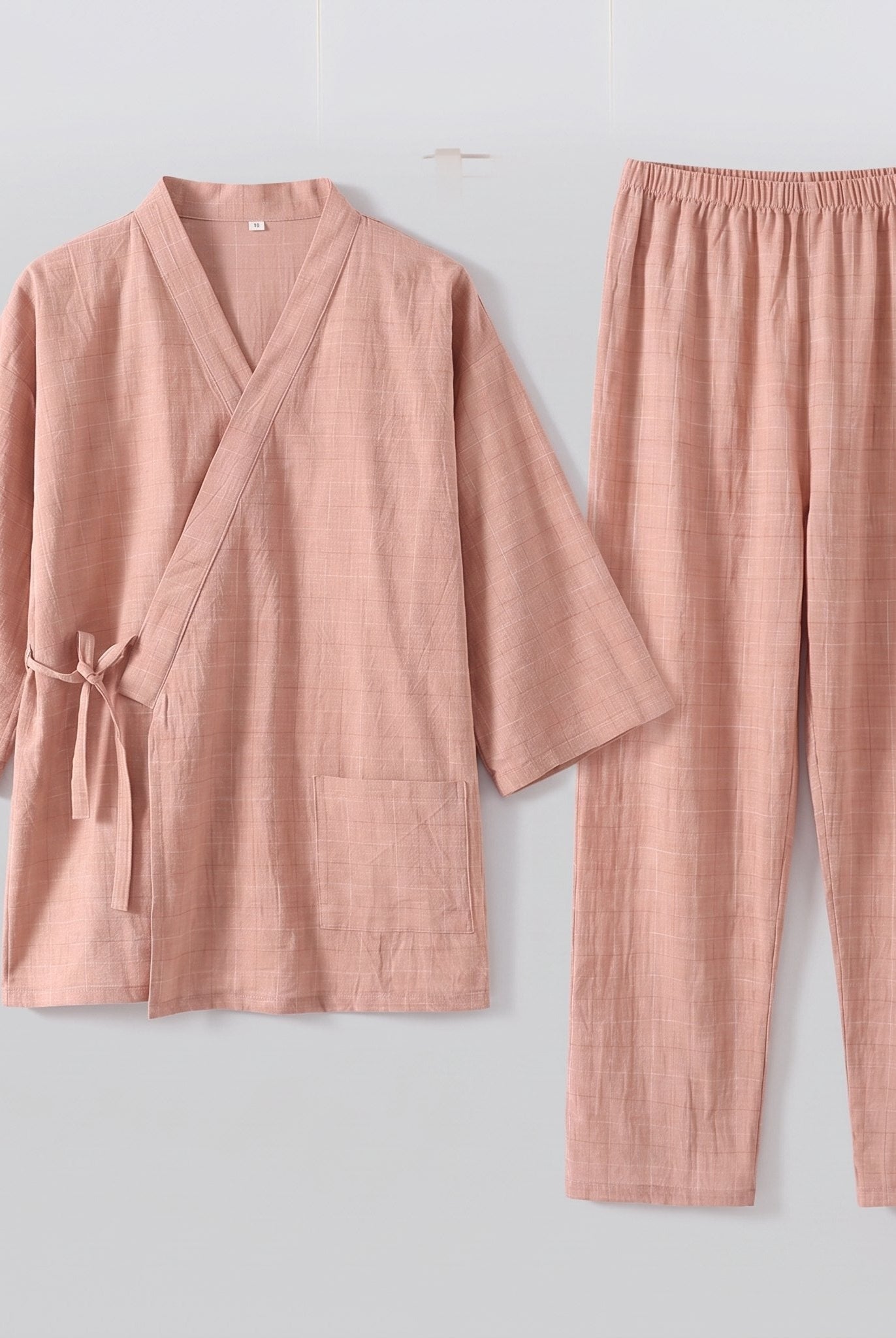 Nara Linen Wrap Set | Lightweight, Kimono-Inspired, Relaxed Fit 4