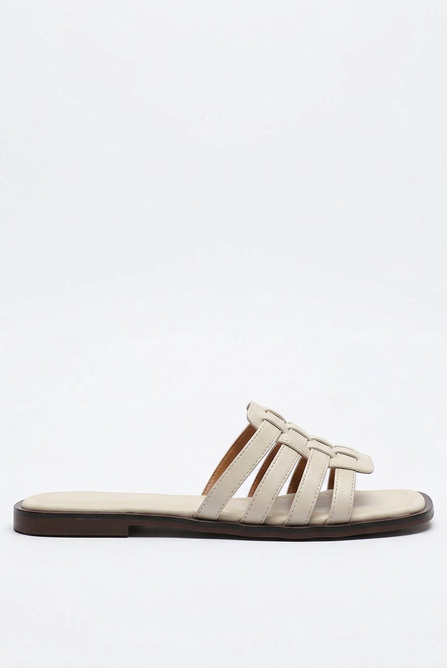 Navi Leather Slides | Hand-Woven, Vegan Friendly, Cushioned Insole 3