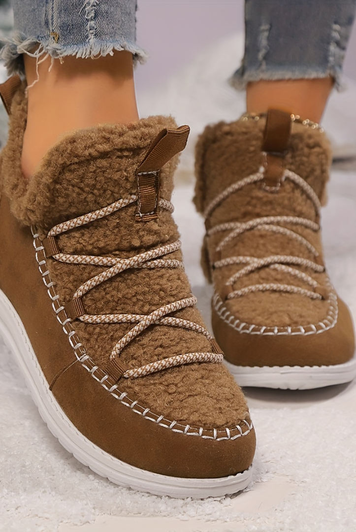 Olara Winter Boots | Extra Warm, Slip-On, Anti-Skid for Women 7