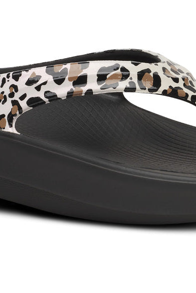 Oriana Sandal | OOfoam™ Comfort, Limited Edition Leopard Print 0