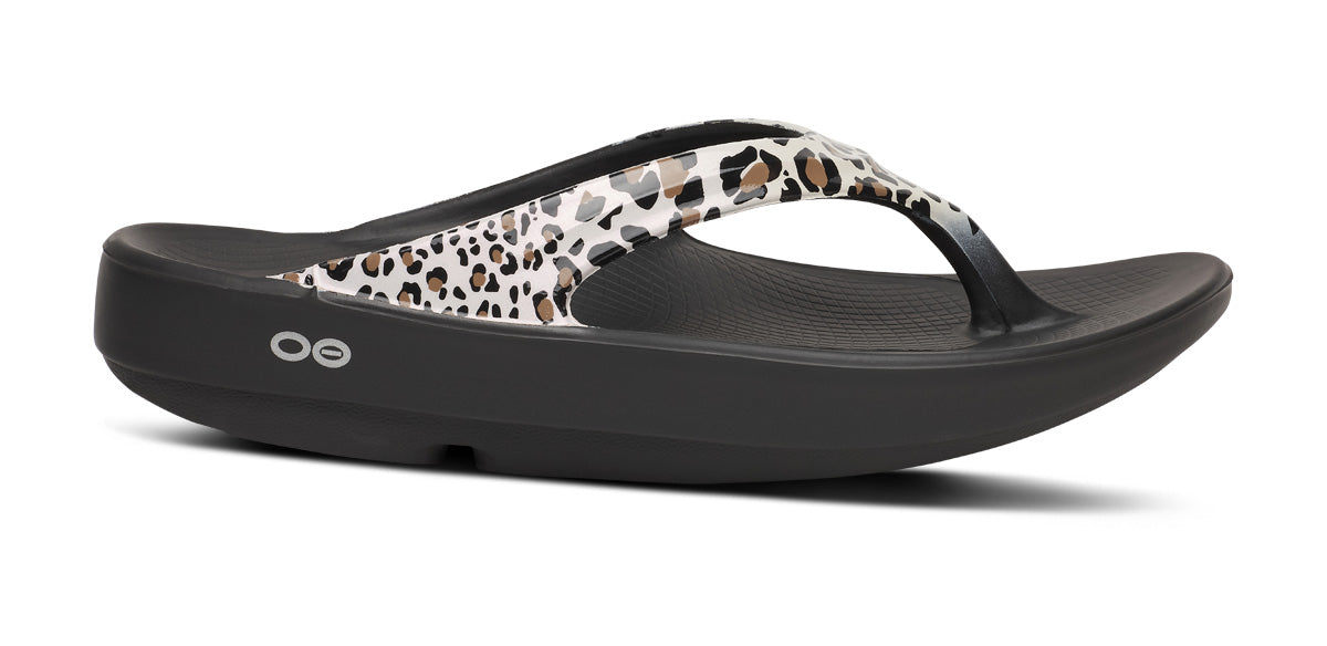 Oriana Sandal | OOfoam™ Comfort, Limited Edition Leopard Print 1