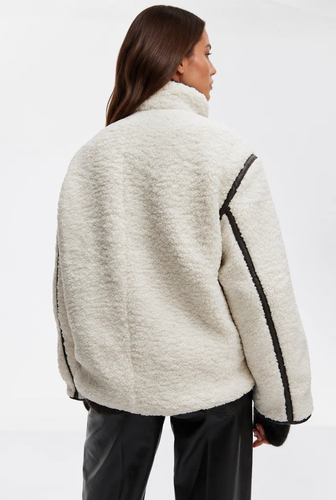 Oversized Teddy Wool Coat 4