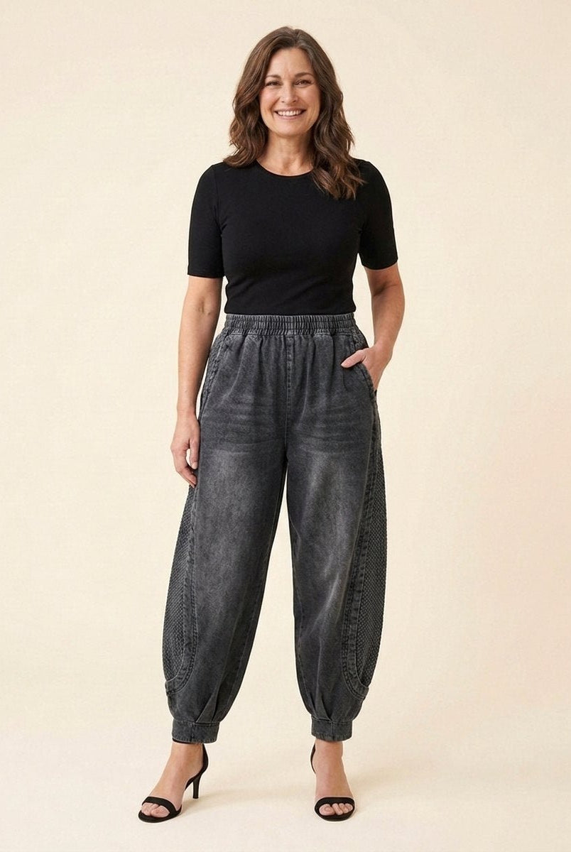 Palo Plus Size Jeans | Cotton Blend, Patchwork Design 0