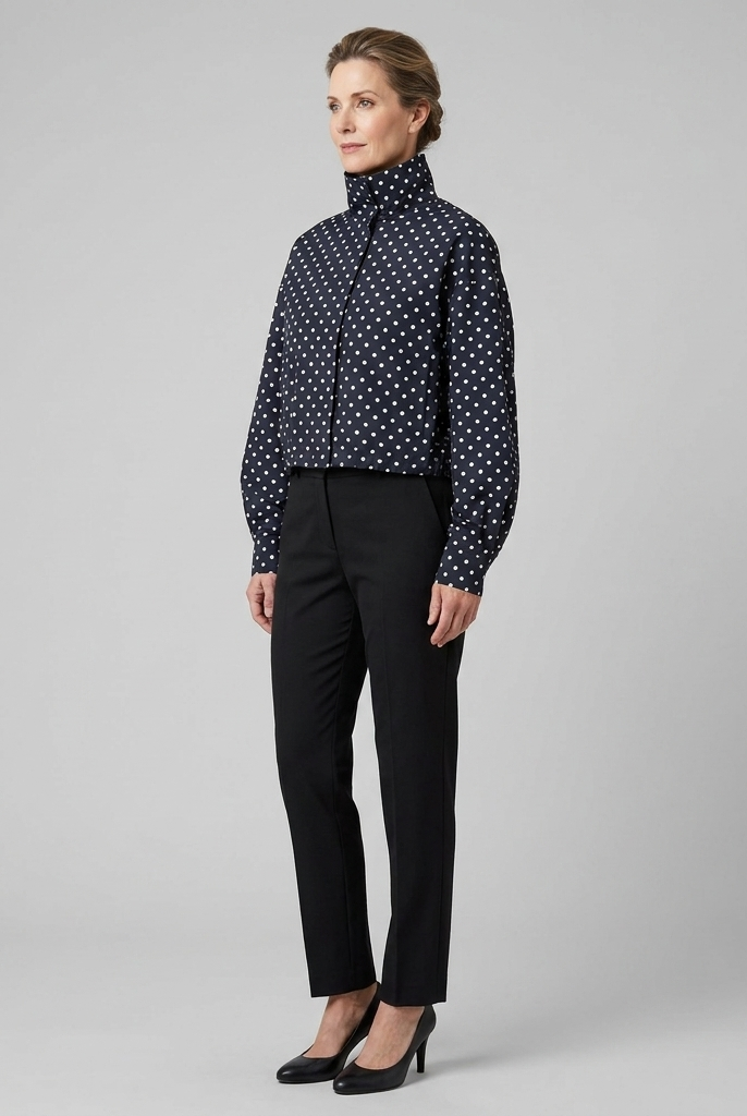 Pavia Polka Dot Jacket | Lightweight, Transitional Outerwear 3
