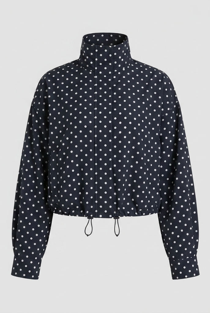 Pavia Polka Dot Jacket | Lightweight, Transitional Outerwear 5