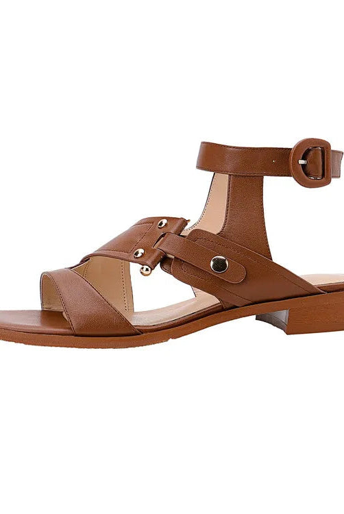 Pavla Leather Sandal | Genuine Leather, Adjustable Ankle Strap 9