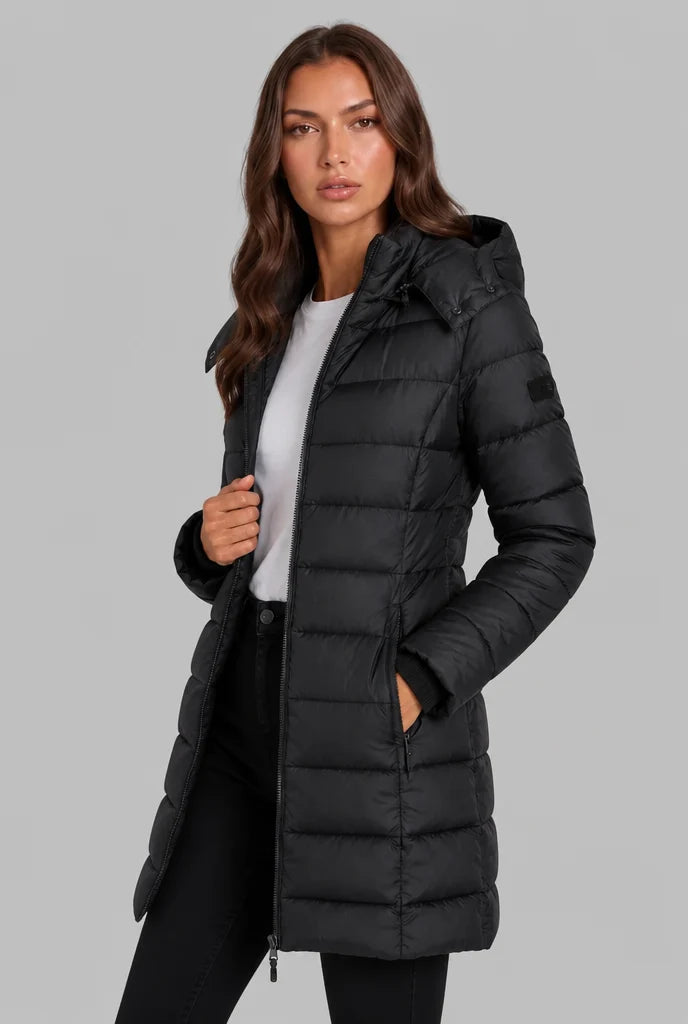 Quilted Hooded Puffer Coat 2