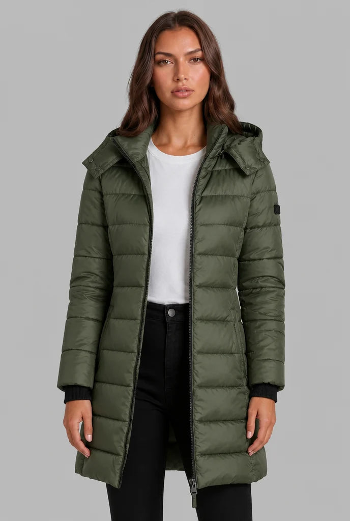 Quilted Hooded Puffer Coat 4