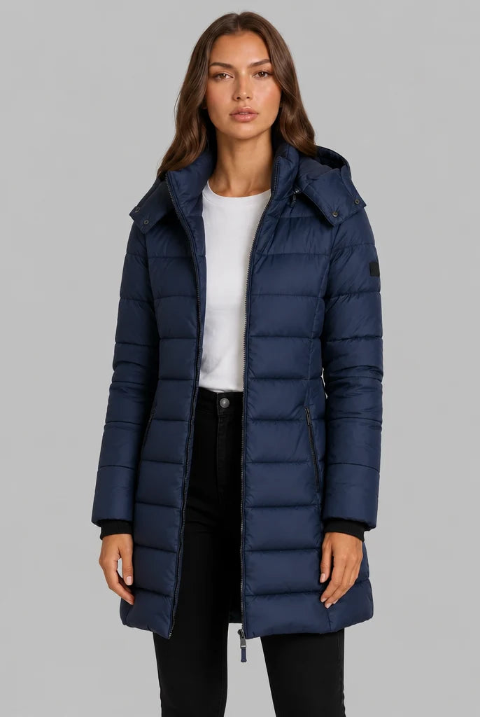 Quilted Hooded Puffer Coat 9