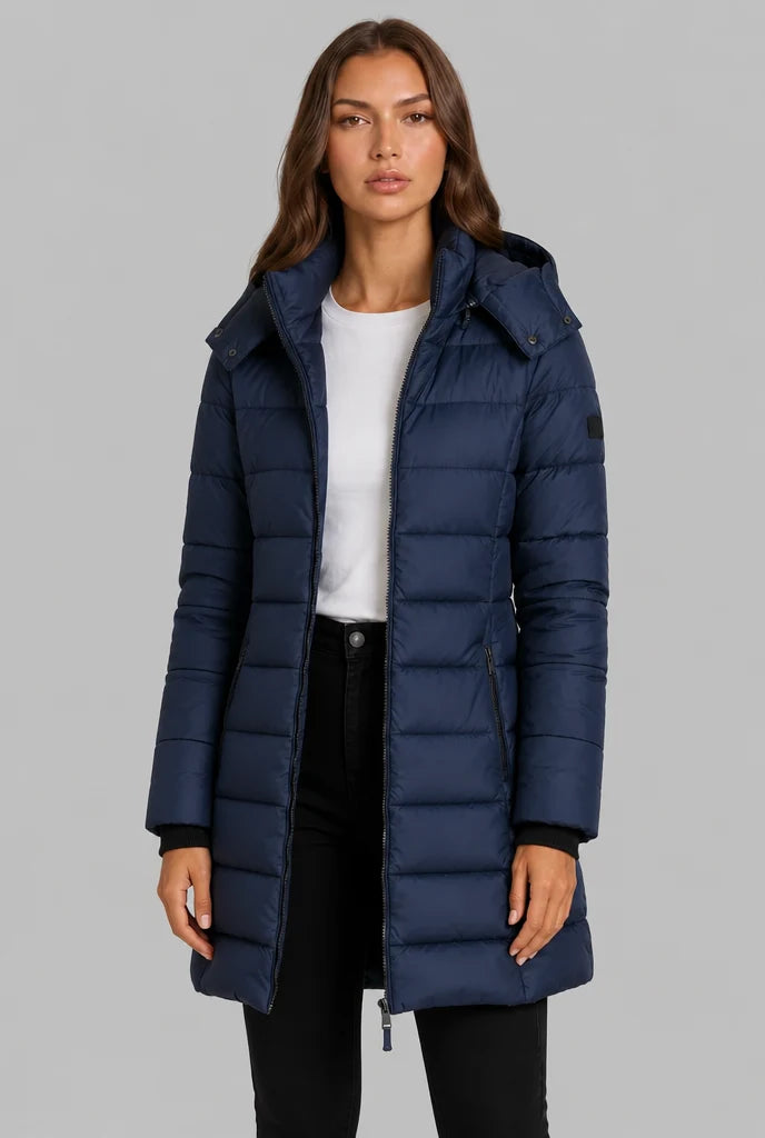 Quilted Hooded Puffer Coat 9
