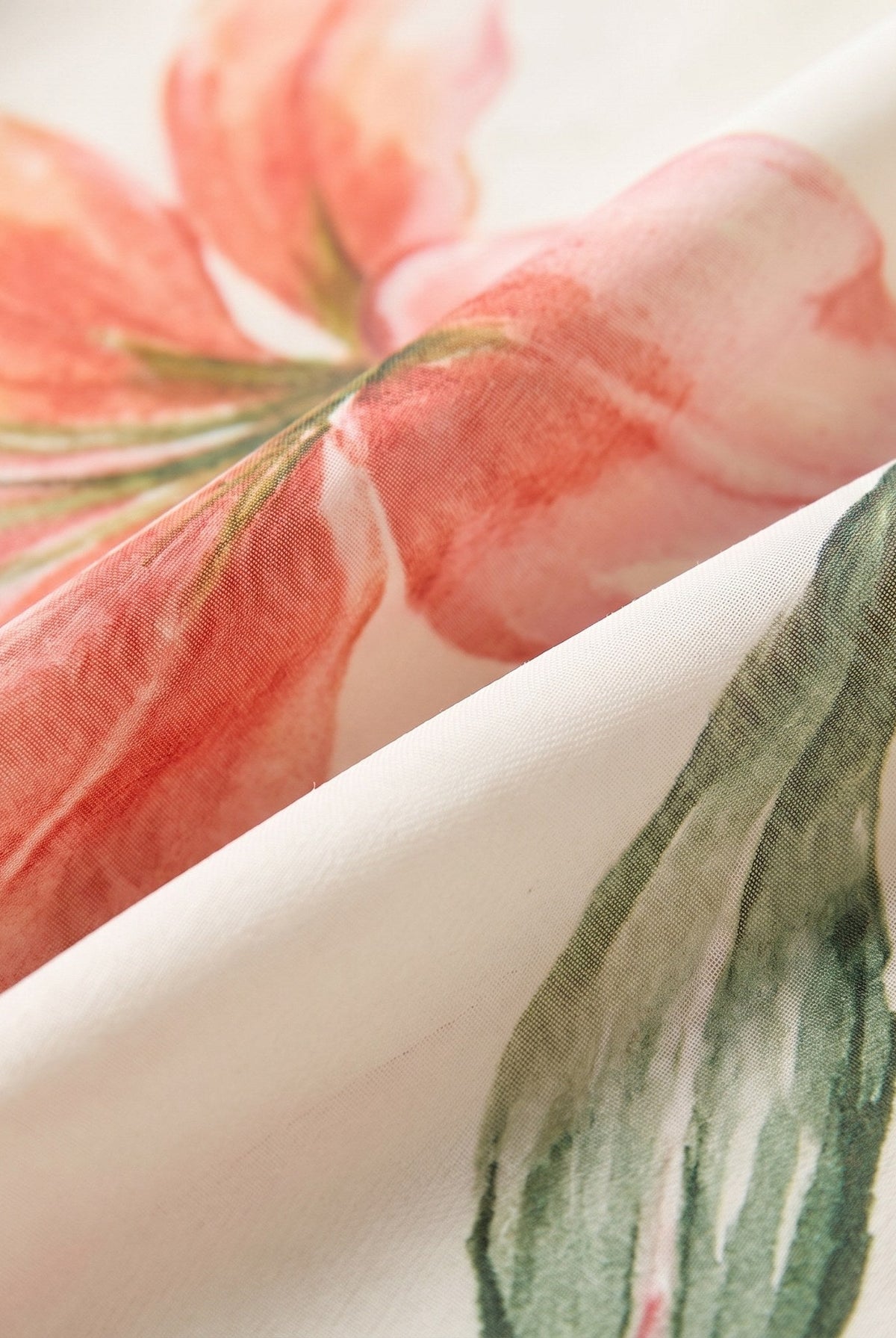 Emeline halter neck gown with watercolour floral print 6
