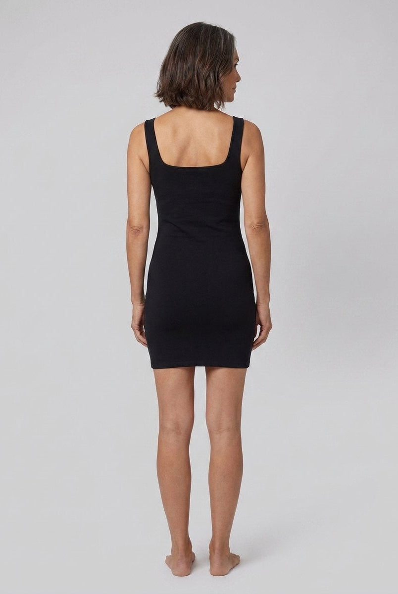 Quinn Women's Dress | Sculpting Jersey Mini with Built-In Shorts 3
