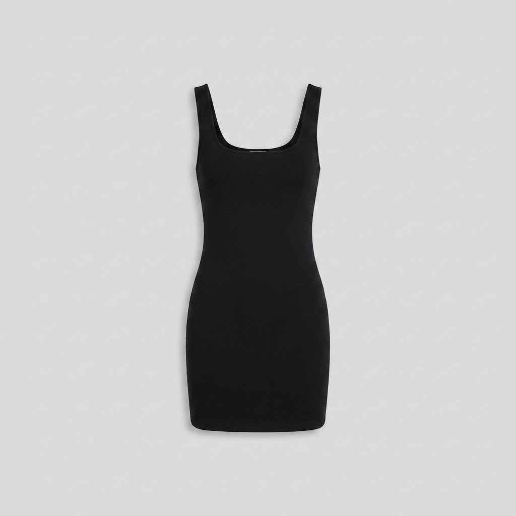 Quinn Women's Dress | Sculpting Jersey Mini with Built-In Shorts 4