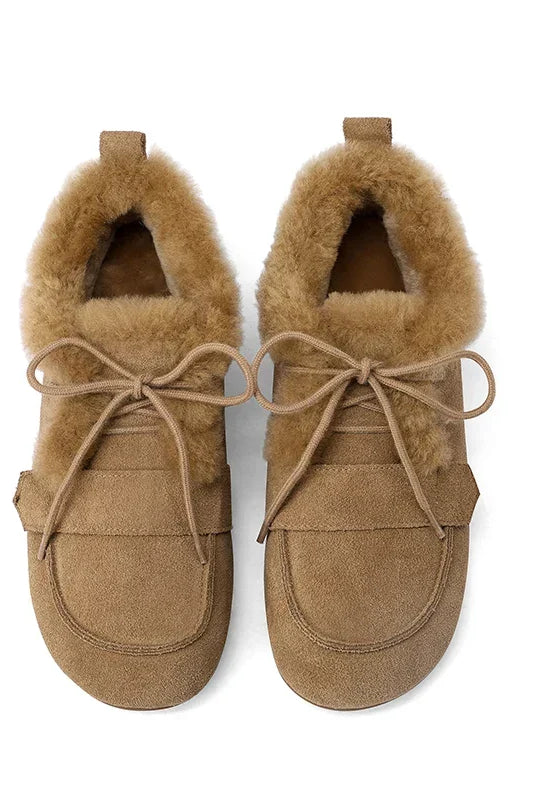 Raven Winter Boots | Lace-Up Moc Toe, Wool-Blend Lined, Suede-Touch 0