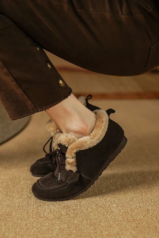 Raven Winter Boots | Lace-Up Moc Toe, Wool-Blend Lined, Suede-Touch 7