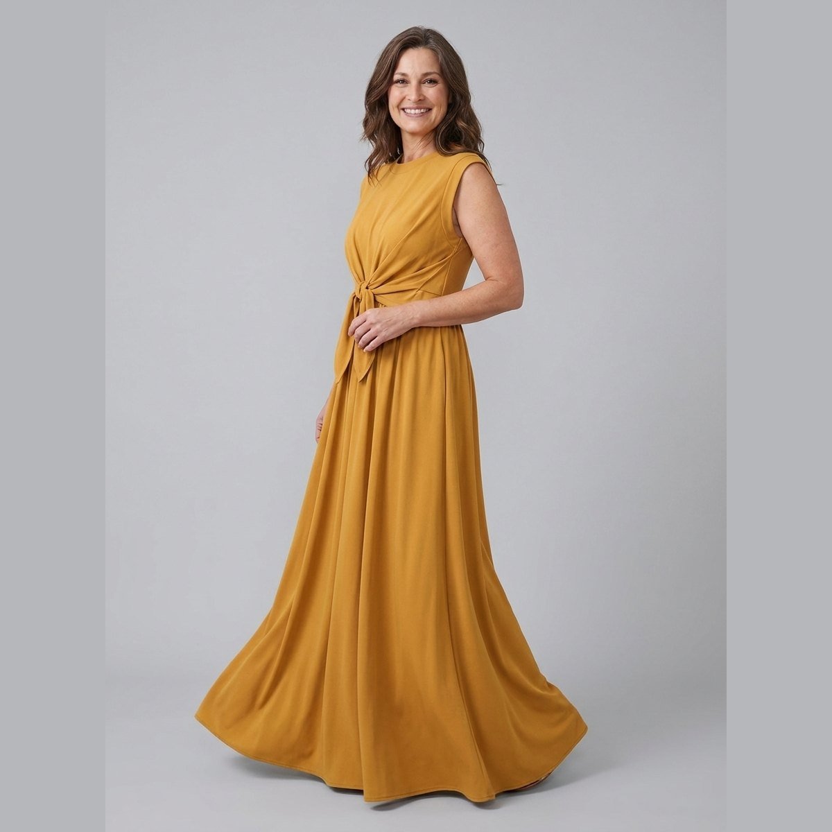 Rina Maxi Dress | Sleeveless, Soft Fabric, Tie-Up Neckline, Summer Dresses for Women 1