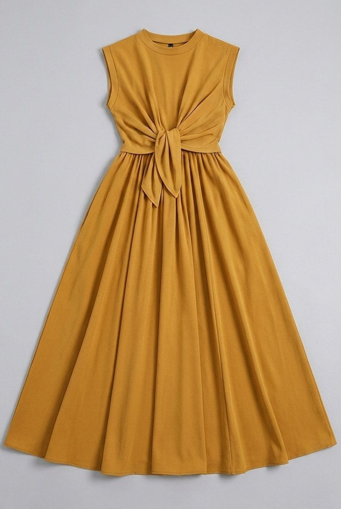 Rina Maxi Dress | Sleeveless, Soft Fabric, Tie-Up Neckline, Summer Dresses for Women 2