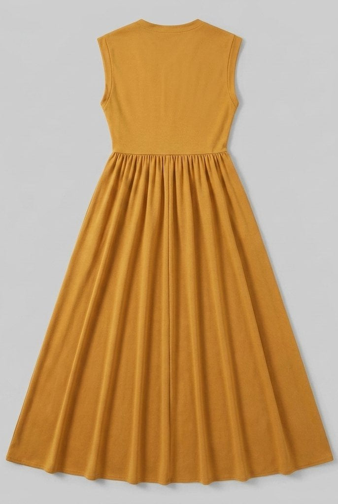 Rina Maxi Dress | Sleeveless, Soft Fabric, Tie-Up Neckline, Summer Dresses for Women 3