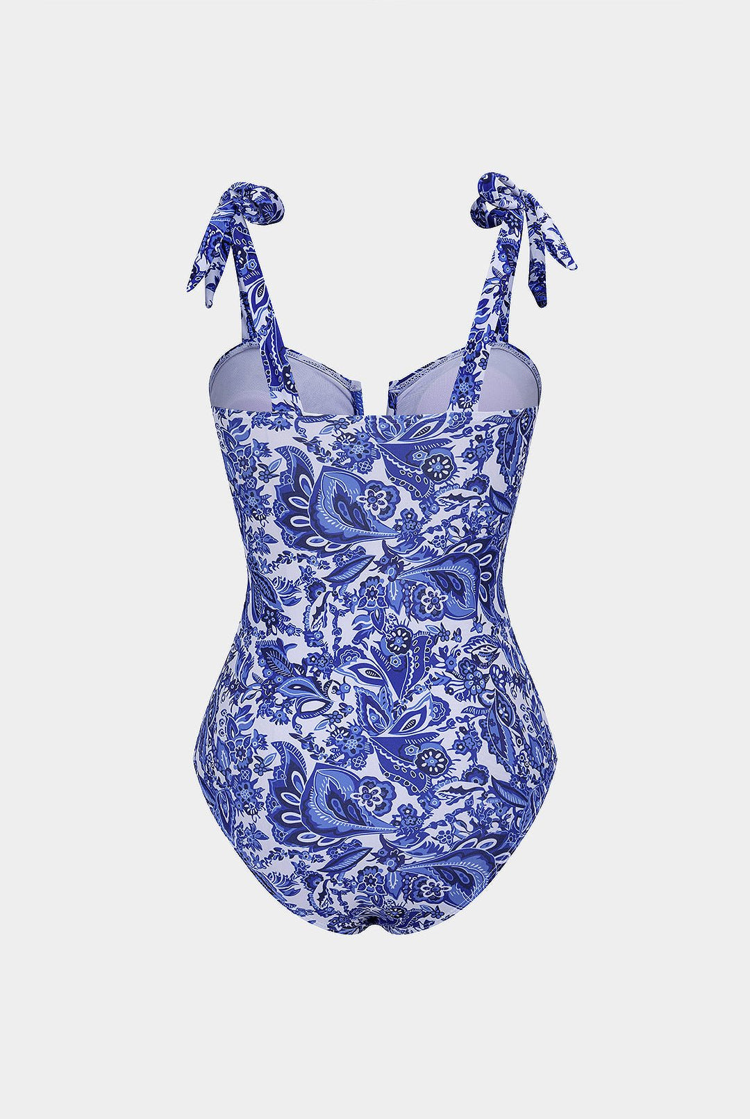 Riva One-Piece Swimsuit | Retro V-Neck Design, Soft Stretchy Fabric 1