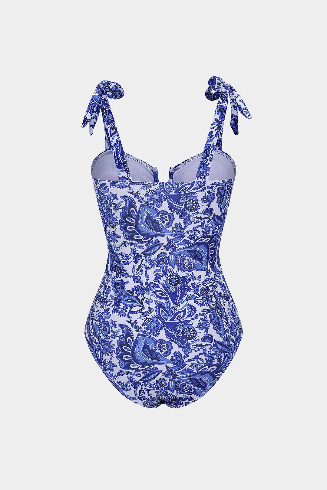 Riva One-Piece Swimsuit | Retro V-Neck Design, Soft Stretchy Fabric 1