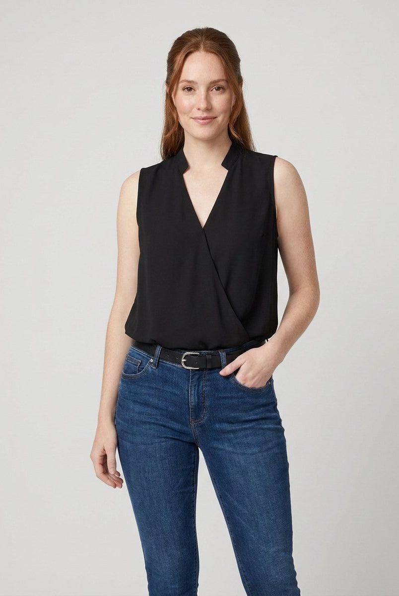 Sable V-Neck Top | Lightweight, Relaxed Fit Women's Top 2